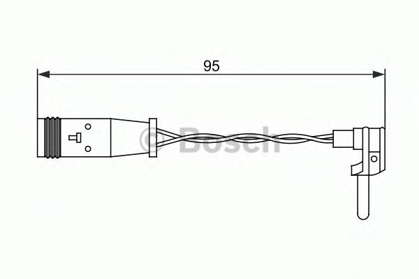 BOSCH 1 987 473 070 Сигнализатор, износ тормозных