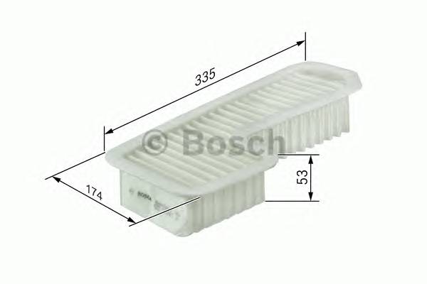 BOSCH F 026 400 158 Повітряний фільтр