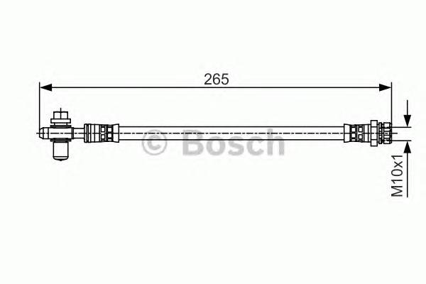 BOSCH 1 987 481 518 Гальмівний шланг