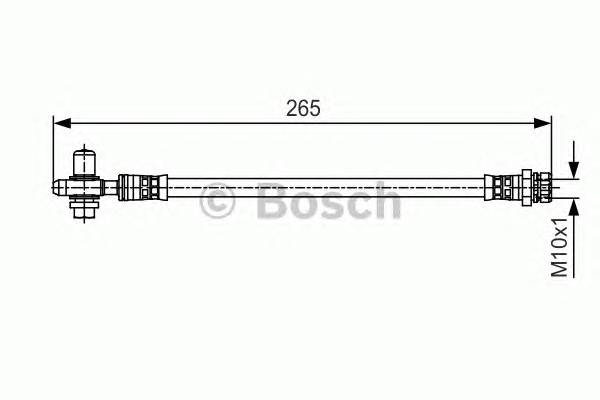 BOSCH 1 987 481 519 Гальмівний шланг