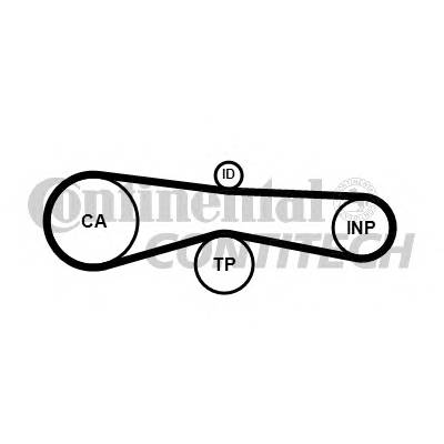 CONTITECH CT1131K1 Комплект ременя ГРМ
