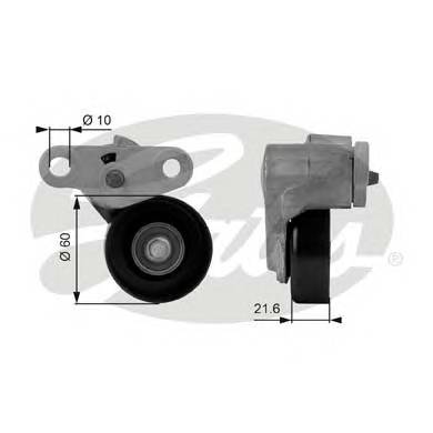 GATES T38159 Натяжной ролик, поликлиновой