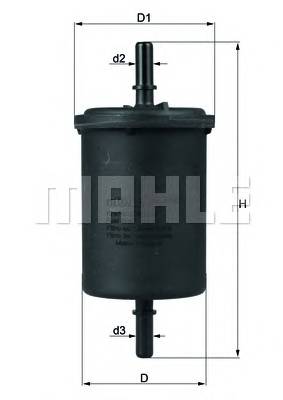 KNECHT KL 416/1 Паливний фільтр