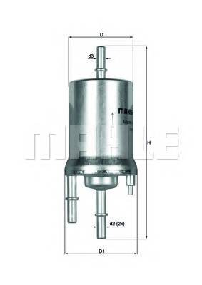 KNECHT KL 156/1 Топливный фильтр