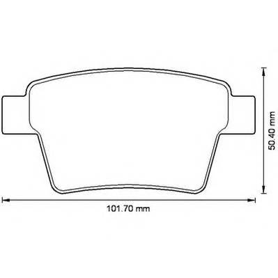 JURID 573218J Комплект тормозных колодок,