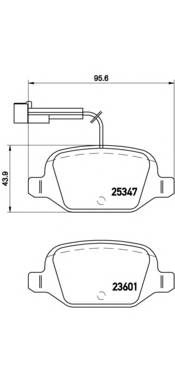 BREMBO P 23 146 Комплект гальмівних колодок,