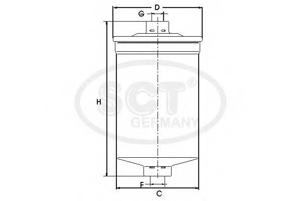 SCT Germany ST 305 Топливный фильтр