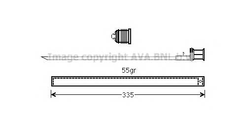 AVA QUALITY COOLING MSD601 Осушитель, кондиционер