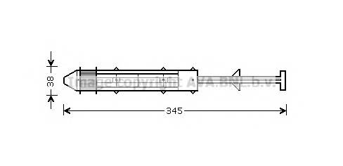 AVA QUALITY COOLING SAD012 Осушитель, кондиционер