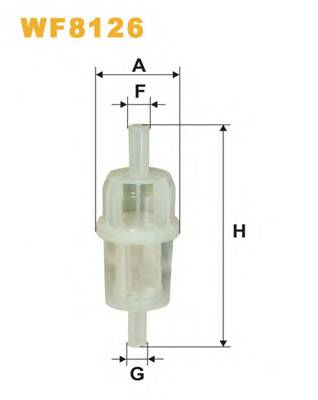 WIX FILTERS WF8126 Паливний фільтр