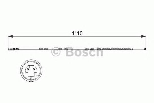 BOSCH 1 987 473 515 Сигналізатор, знос гальмівних