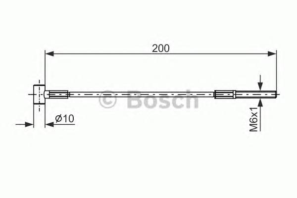 BOSCH 1 987 477 979 Трос, стояночная тормозная