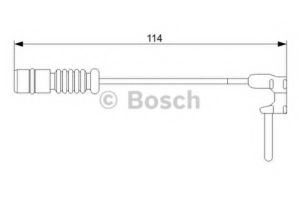 BOSCH 1 987 473 011 Сигнализатор, износ тормозных