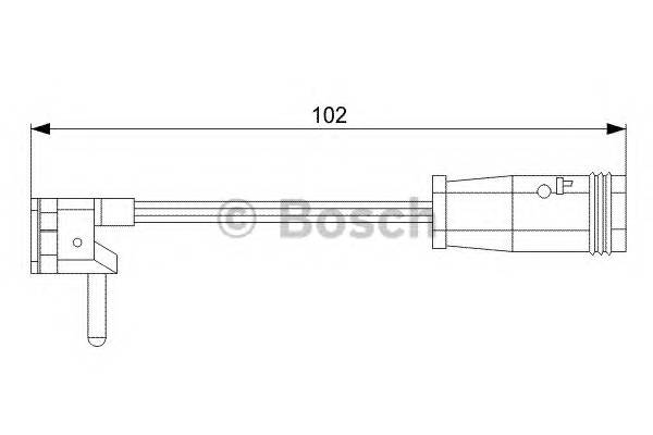 BOSCH 1 987 473 019 Сигналізатор, знос гальмівних