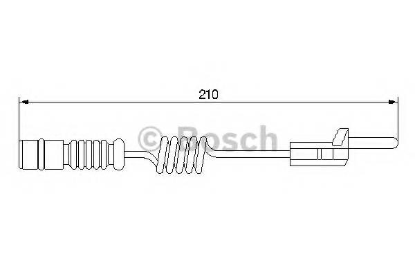 BOSCH 1 987 474 969 Сигналізатор, знос гальмівних