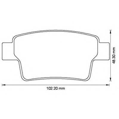 JURID 573194J Комплект тормозных колодок,