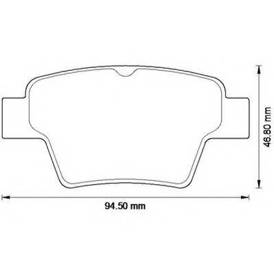 JURID 573235J Комплект тормозных колодок,