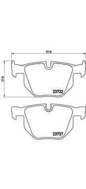 BREMBO P 06 033 Комплект тормозных колодок,