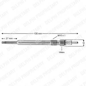 DELPHI HDS377 Свічка розжарювання