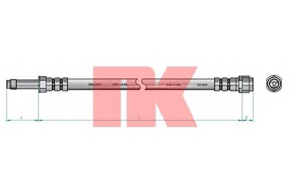 NK 8547131 Гальмівний шланг