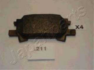 JAPANPARTS PP-211AF Комплект тормозных колодок,