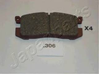 JAPANPARTS PP-306AF Комплект тормозных колодок,