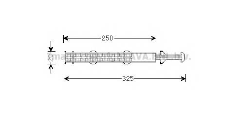 AVA QUALITY COOLING STD043 Осушитель, кондиционер