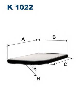 FILTRON K1022 Фильтр, воздух во