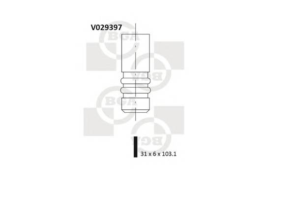 BGA V029397 ZAWORY