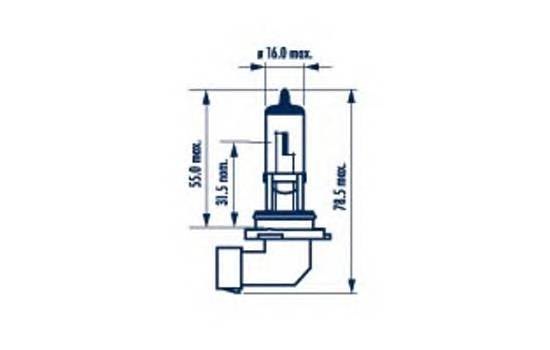 NARVA 48006 Лампа розжарювання, фара