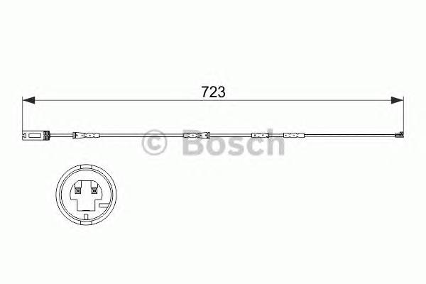 BOSCH 1 987 473 514 Сигнализатор, износ тормозных