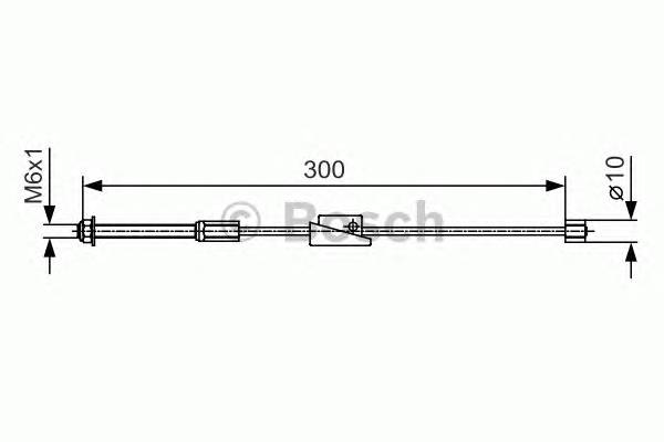 BOSCH 1 987 482 132 Трос, стояночная тормозная