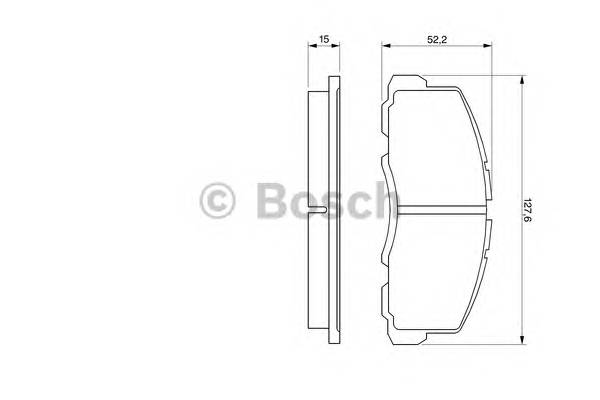 BOSCH 0 986 469 550 Комплект тормозных колодок,