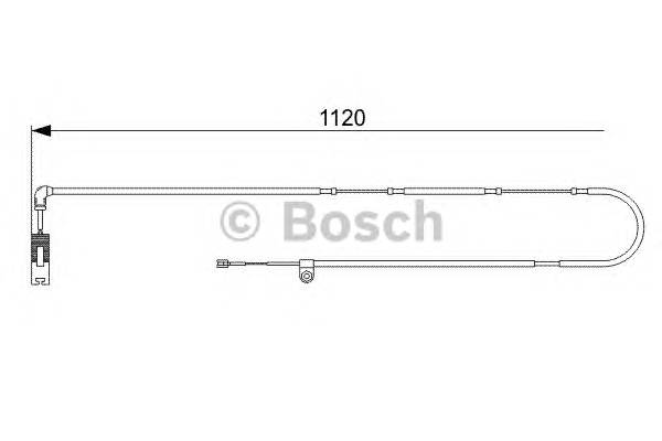 BOSCH 1 987 473 010 Сигнализатор, износ тормозных