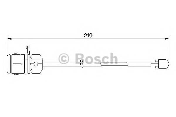 BOSCH 1 987 474 938 Сигнализатор, износ тормозных