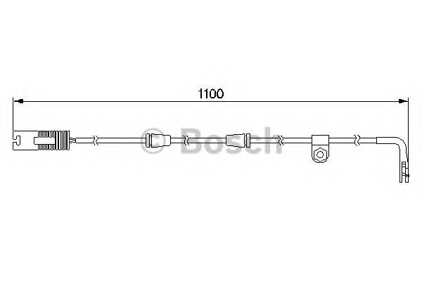 BOSCH 1 987 474 942 Сигналізатор, знос гальмівних