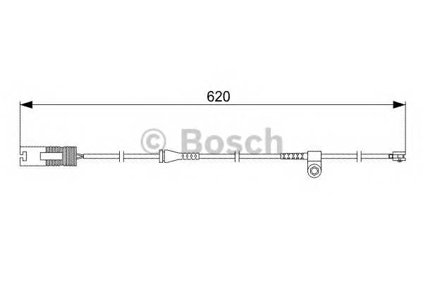 BOSCH 1 987 474 955 Сигнализатор, износ тормозных