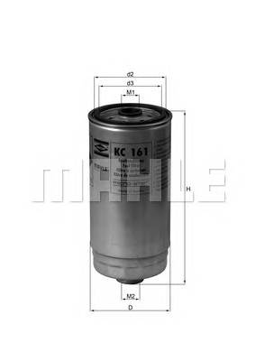 KNECHT KC 161 Паливний фільтр