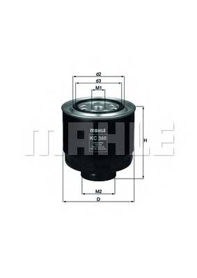 KNECHT KC 388D Паливний фільтр