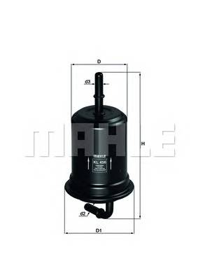 KNECHT KL 456 Топливный фильтр