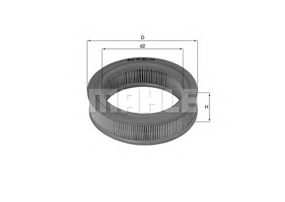 KNECHT LX 144 Повітряний фільтр