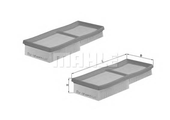 KNECHT LX 1137/S Повітряний фільтр