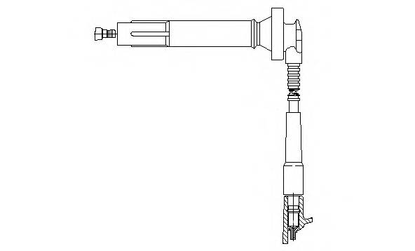 BREMI 3A59E45 Провод зажигания