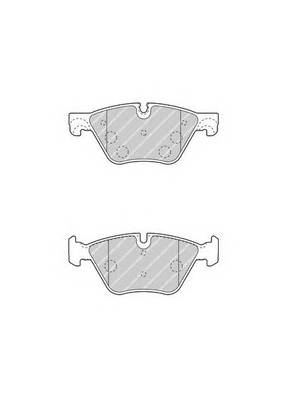 FERODO FDB4380 Комплект тормозных колодок,