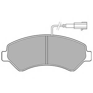 DELPHI LP2492 Комплект гальмівних колодок,