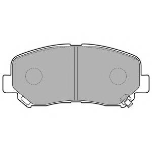 DELPHI LP2481 Комплект тормозных колодок,