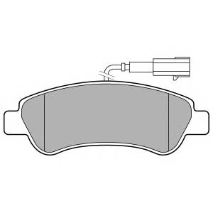 DELPHI LP3153 Дисковые тормозные колодки,