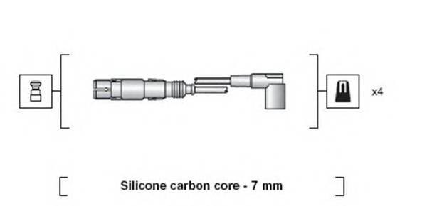 MAGNETI MARELLI 941318111163 MSK1163 К-т проводов