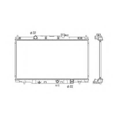 NRF 53573 Радиатор, охлаждение двигателя