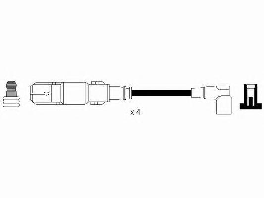 NGK 0579 Комплект проводов зажигания